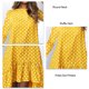 thumbnail image 3 of Vestido, Cuello Redondo, Ajuste Holgado, Dobladillo Con Volantes, Estampado De Lunares, Vestido De Manga Larga A La Moda Para Mujer Para Ir De Compras, 3 of 4