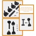 thumbnail image 4 of LIFKOME 2pcs Violin Chin Rest Screws For Violins Cheek Rest Clamps Enhance Sound, 4 of 8