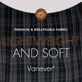 thumbnail image 6 of Men's Woven Boxer Shorts 3-Pack - 5 Plaid Patterns, Premium Cotton, Comfortable Elastic Waist, Button Fly, Casual Underwear for Daily Wear, Black Navy pack, 3XL, 6 of 8