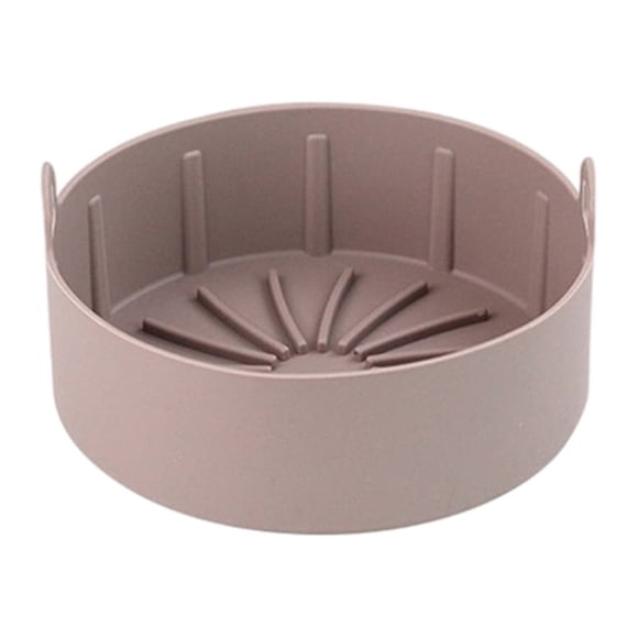 Freidora de Aire Olla de Silicona Cesta Redonda Café 16cm Injueey