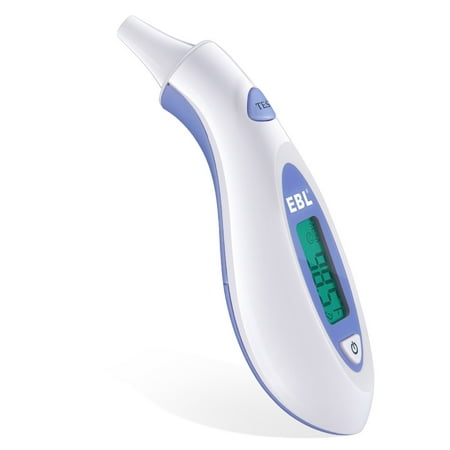EBL Forehead and Ear Thermometer IR Temperature and Fever Health Alert Clinical Monitoring System for Children and Adults - CE, ROHS and (Best Ear Temperature Thermometer)