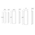 thumbnail image 3 of WAC Lighting Fiction 20" LED 1-Light Aluminum Indoor/Outdoor Wall Light in Black, 3 of 3
