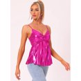 thumbnail image 4 of Camisola de Fiesta para Mujer sin Mangas Camisola de Color Brillante Rosa caliente XS, 4 of 6