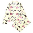 thumbnail image 7 of CONZONE Halloween Toddler Girls Pajamas Graphic Pjs Set Hallowmas Jammies Long Sleeve Button Down Shirts Pants 2 Piece Sleepwear Loungewear for Kids, 7 of 7