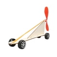 thumbnail image 4 of Juego de modelo de experimento de ciencia de madera DIY, banda de goma, juguete de coche eléctrico, conjunto de Material DIY, conjunto de ensamblaje, 4 of 9
