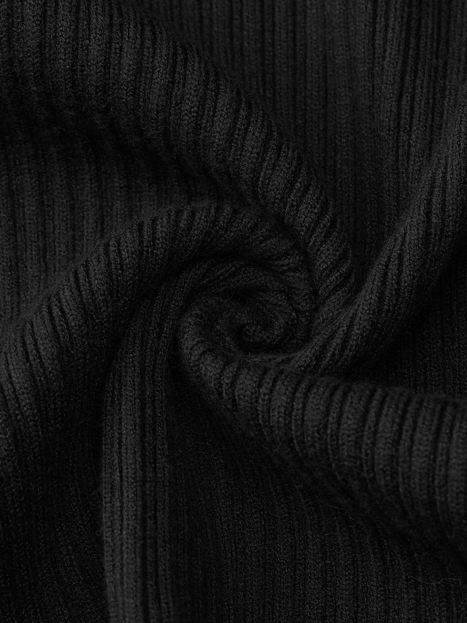 DARING DIVA Plus Size Knit Open Front Ruffled Button Cardigan 3X Black