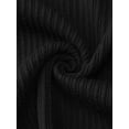 thumbnail image 5 of DARING DIVA Plus Size Knit Open Front Ruffled Button Cardigan 1X Black, 5 of 6