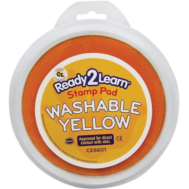 Center Enterprises CE-6601-6 Jumbo Circular Washable Pads, Yellow - 6 Each