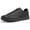 black, variant on Hawkwell Men's Youth Fashion Sneakers Casual Walking Shoes Uniform Nurse Shoe Work Shoes,Black,US 9