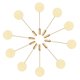 thumbnail image 2 of Broche de solapa Zulema Moda Unisex Dorado Oro 10 piezas, 2 of 8
