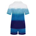thumbnail image 5 of Rbaofujie Peignoirs pour Femmes Femmes Décontracté Col Rabattu Blouse à Manches Courtes Mode Short Pyjama Ensemble Pyjama d'Halloween Femmes, 5 of 5