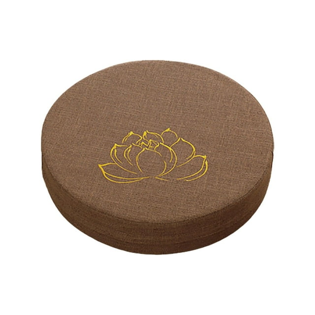 Cojín de meditación Accesorios de meditación Asiento con funda extraíble para mujer 40cmx6cm Zulema Cojín del asiento