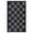 Black, variant on EastVita 8 X 10 ft Plastic Black Dark Brown Rectangular Beach Front Porches Patio Picnic RV Camping Garage Grid Modern Area Rug