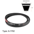 thumbnail image 2 of Unique Bargains A1702/A67 Rubber Drive Belt 67-inch Inner Girth 2 Pieces, 2 of 3