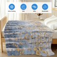 thumbnail image 4 of Yellow Blue Forest Cooling Blanket, Lightweight Breathable Summer Throw Blanket with Double Sided Cold Effect, Modern Oil Painting Art Picnic Beach Blankets Bed Sheet for Hot Sleepers 30"x40", 4 of 8