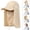 Khaki, variant on Foldable Fishing Sun Hat with Neck Flap & Face Cover, UPF 50+ Wide Brim UV Protection Baseball Cap for Men Women Hiking Outdoor Work, Khaki