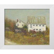 Wendling, Marilyn 14x12 White Modern Wood Framed Museum Art Print Titled - White Barn II