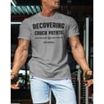 thumbnail image 3 of Gymish Recovering Couch Potato Men’s Workout T-Shirt – Funny Gym Shirt, Athletic Lifting Tee for Men, 3 of 6