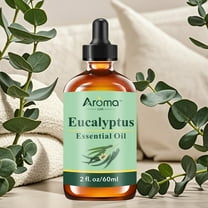 AromaLya 60ml Eucalyptus Fragrance Oil | Refreshing Minty Scented Oil for Diffusers & Home | Large Size Herbal Aroma