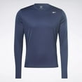 thumbnail image 6 of Reebok Apparel  Men's Train Long Sleeve Tech Tee Reebok Training App Men Blue , M/M Reg US, 6 of 6