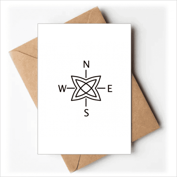 Pattern Line Flower Direction Greeting Cards You are Invited Invitations