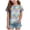 Light Blue, variant on Girl Shirts Tie Dye Rabbit Easter Bunny Women Girl Kid T-Shirt(Light Blue,2-3 Years)