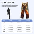 thumbnail image 4 of Pofeuu Maple Leaf Meditating Chihuahua Print Men's Pajama Pants, Soft Lounge Pajama Pants with big pockets for Men Plaid Pj Bottoms-Large, 4 of 6