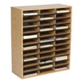thumbnail image 2 of Safco 9403MO Organisateur de Littérature en Bois de Chêne Moyen/ondulé - 36, 2 of 3