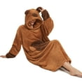 thumbnail image 5 of Oversized Wearable Animal Blanket Hoodie Cute Cozy Long Robe for Women and Men Perfect for Staying Warm and Comfortable at Home Ideal Gift for Animal Lovers and Cold Weather Relaxation, 5 of 6