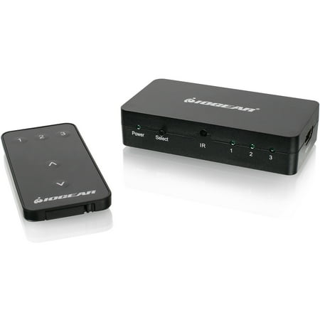 IOGEAR GHDSW3 - Video/audio switch - 3 x HDMI - desktop