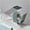 Brushed Nickel, variant on Black Smart Digital Display Hot Cold Water Mixer Tap Waterfall Basin Faucet Vanity Faucet for Bathroom Basin Hydropower Faucet