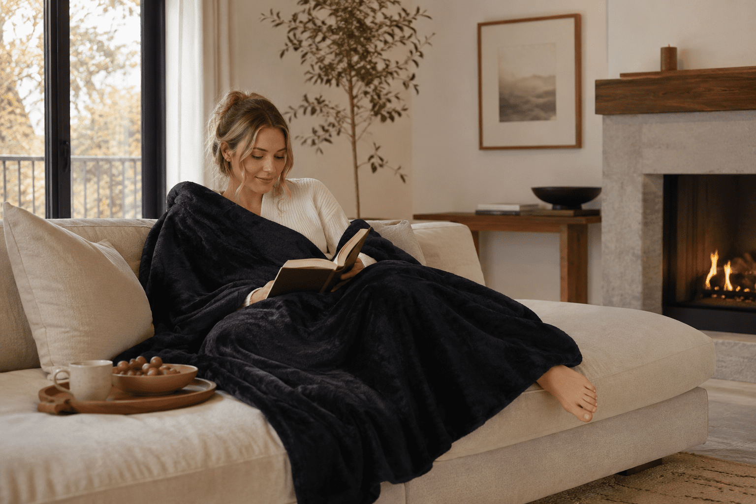 Mainstays Blanket Black King