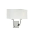thumbnail image 4 of Satin Nickel Two Light Wall Sconce from the Rhodes Collection, 4 of 5