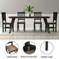 thumbnail image 5 of Giantex Set of 4 Dining Chair Set, Dining Room Side Chair w/Ergonomic Backrest & Large Seat, Multifunctional Wooden Armless Chair for Office Living Room Dining Room Kitchen, 5 of 8