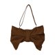 thumbnail image 5 of Bolso de hombro con lazo arrugado para mujer, bolso ligero tipo tote para la calle, regalo para uso diario. Caqui, 5 of 9