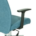 thumbnail image 2 of OSP Home Furnishings Evanston Office Chair in Sky Fabric with Chrome Base, 2 of 6