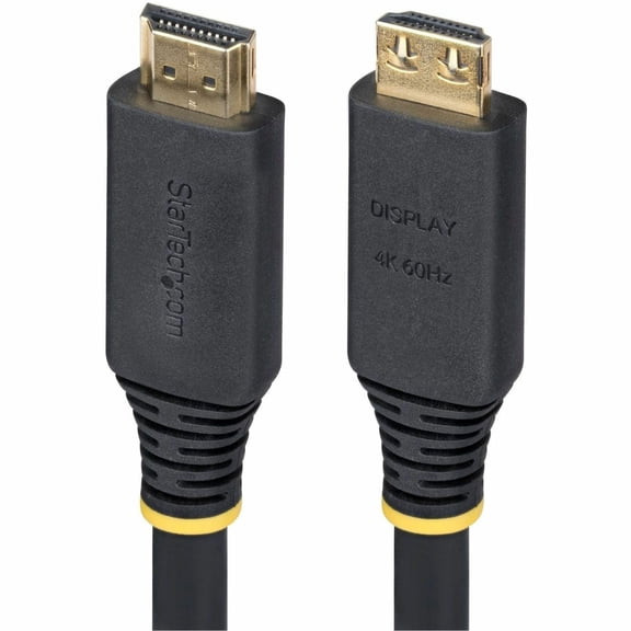 StarTech 35ft Active High Speed HDMI Cable with Gripping Connectors