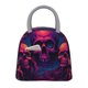 thumbnail image 1 of Balery Purple-Red Skull Bolsa de Almuerzo para Mujeres, Caja de Almuerzo, Bolsa de Almuerzo Pequeña Impermeable, Tote de Almuerzo Reutilizable con Gran Capacidad, 1 of 6
