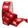 thumbnail image 1 of 1 rollo de cinta de poliéster para estampado en caliente, ideal para decoración navideña y envoltorios de regalos., 1 of 7