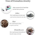 thumbnail image 5 of Cremation Jewelry for Ashes The Eye of My Heart Keepsake Urn Pendant Necklace for Ashes Memorial Locket for Women Men, 5 of 5
