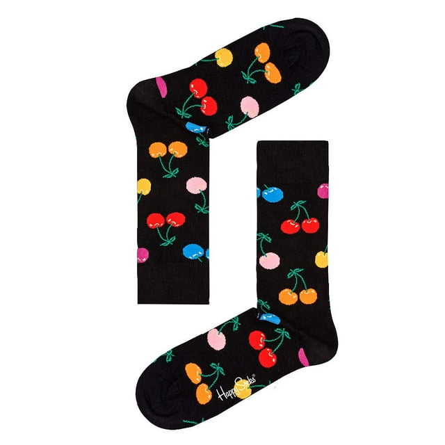 Happy Socks Chaussettes Cerise Combo Noir 10-13