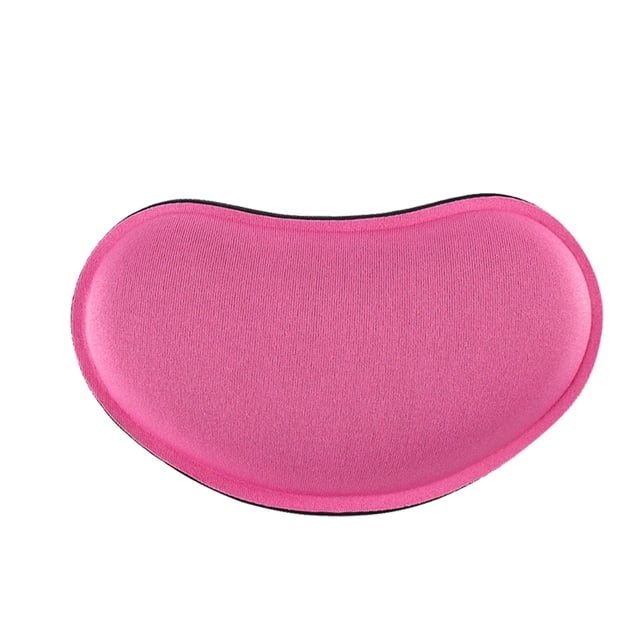 Rubber Ergonomic Mouse Wrist Rest - Memory Foam, Non-Slip Base, 5.5x3x1in, For Office/Gaming