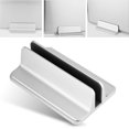 thumbnail image 4 of Adjustable Aluminum Vertical Laptop Stand NoteBooks Holder Space Saving Bracket, 4 of 8