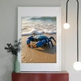 thumbnail image 2 of Diamond Art Kit for Adults, Crab Blue Sand Waves Beach Scene Diamond Painting for Adults Beginners, 5D DIY Diamond Art Painting Kits, Colorful Diamond Painting Craft for Home Decor 12x16, 2 of 7