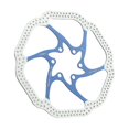 thumbnail image 3 of Bicycle 160/180mm Stainless Rotors Disc Bike Brake for Rotor Blue 160, 3 of 9