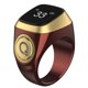 thumbnail image 1 of Contador 5 Tiempo de oración Anillo de conteo compatible con Bluetooth para musulmanes (20 mm) Café, 1 of 9