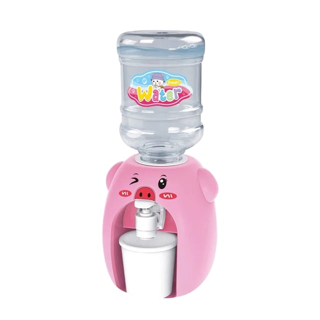 Mini Water Dispenser For Kids Standing Kids Bottled Water Dispenser Pig Water Machine Funny Water Toy For Kids