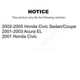 thumbnail image 2 of Transit Auto Rear Left (Driver Side) Strut and TOR Link Kit Mount for Car Honda Civic Acura EL KSS-107571, 2 of 2