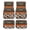 Aztec Cowhide Pattern, variant on Pzuqiu Geometric Pattern Auto Mats Waterproof Auto Protection Car Floor Mats, Anti-slip Car Accessories, Fit for Cars SUV Sedans