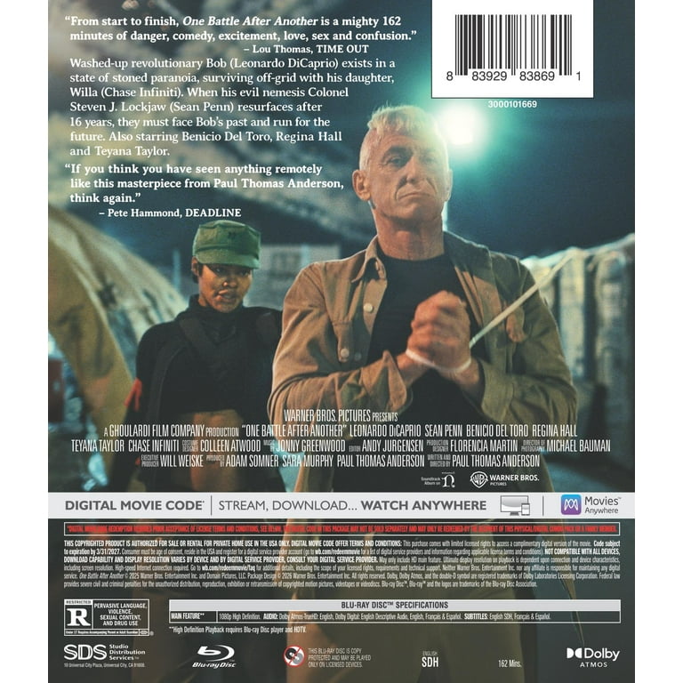 Warner Bros. One Battle After Another Blu-ray + Digital - Walmart.com